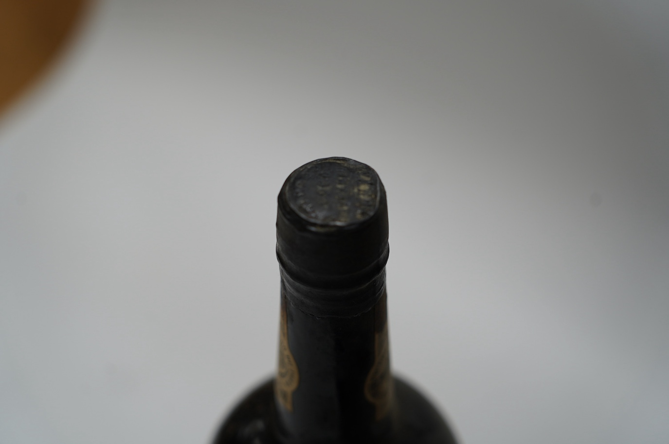 A Frank Schoonmakers Selection Warre’s 1960 Vintage bottle of port. Condition - fair.